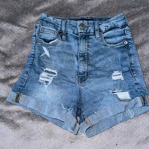 High Rise Stretchy Shorts